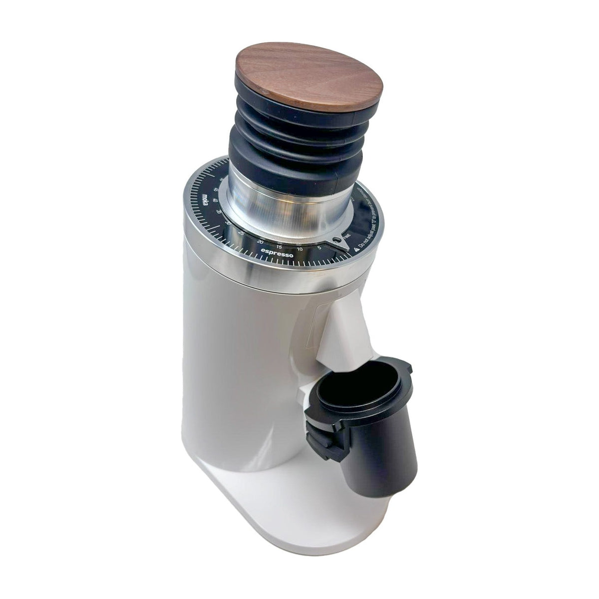 Turin DF64 Single Dose Grinder in white